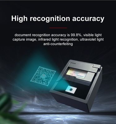 2 δευτερόλεπτα Ταχύτητα σάρωσης Sinosecu QR Code Reader για το αεροδρόμιο συσκευή σε συσκευή διαβατηρίου