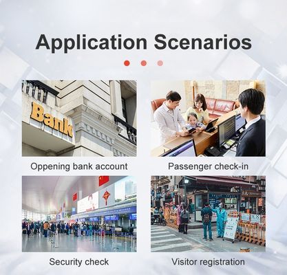 Διαγνωστικό κάρτας ταυτότητας RFID MRZ OCR Λευκό φως υπέρυθρο υπεριώδες σκάνερ διαβατηρίου Διαγνωστικό έγγραφο