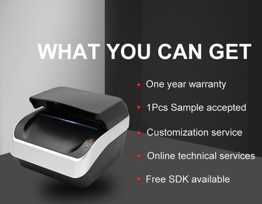 Διακομιστής κάρτας RFID Κιόσκι Διασύνδεση USB 2.0 και μέγεθος παραθύρου 127mm*88mm για ασφαλή σάρωση