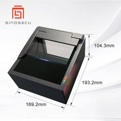500DPI Οπτική ανάλυση Sinosecu Kiosk Passport Reader για ακριβή εξαγωγή δεδομένων