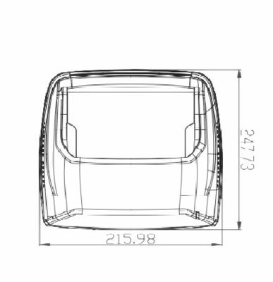 Ορατό φωτισμό Sinosecu e-Passport Reader and Scanner με βάθος χρώματος 24 bit