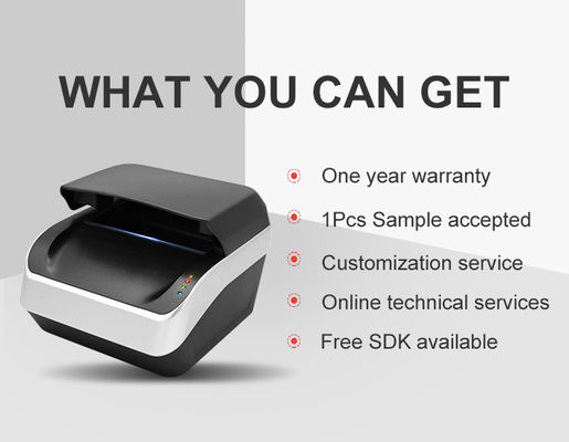 Σκανάρισμα διαβατηρίων με USB 2.0 αυτόματο αναγνώστης διαβατηρίων ξενοδοχείων και σαρωτή