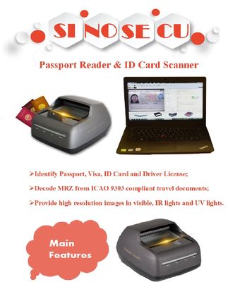 OCR Reader CMOS Passport ID Card and Driving License Document Scanner for Stock Products (Εγγραφή εγγράφων διαβατηρίου και δίπλωμα οδήγησης)