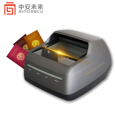 24 bit βάθος χρώματος Sinosecu Card Reader Διαβατήριο με OCR MRZ λογισμικό USB 2.0