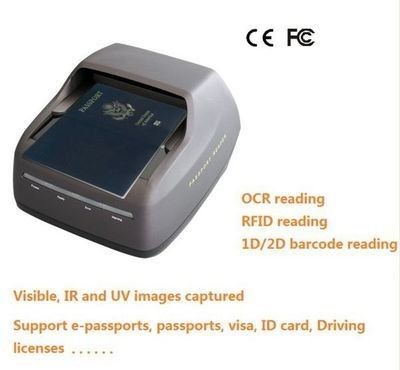 Sinosecu Passport Reader OCR MRZ ηλεκτρονικός σαρωτής διαβατηρίων PSPR4200 με δωρεάν σύστημα SDK ενσωματωμένο