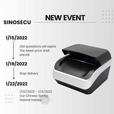 Ο αναγνώστης διαβατηρίων Sinosecu OCR SDK μαύρο και λευκό έγγραφα ταυτότητας Σκανάρισμα έγινε εύκολο
